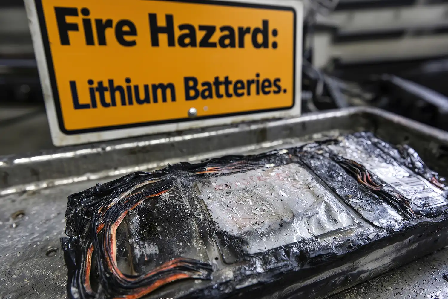Lithium batterij brandpreventie