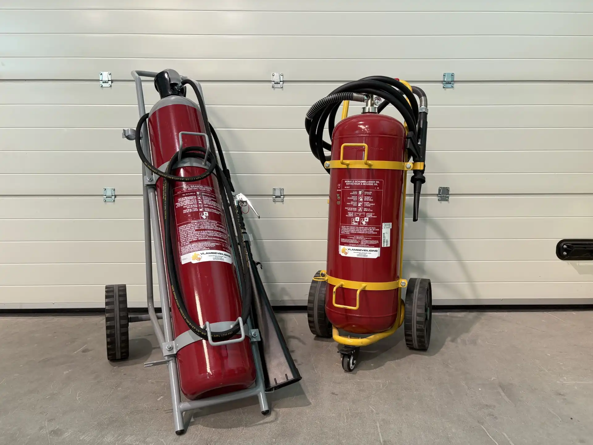 Mobiele brandblussers